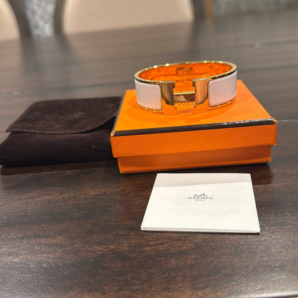 Authentic Hermes Clic Clac H Bracelet